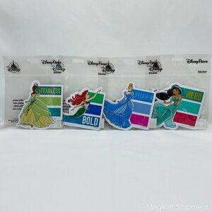 Disney Parks - Set of 4 - Disney Princess Stickers